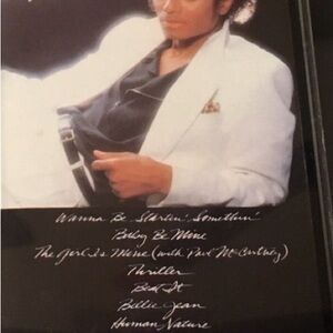 Authentic Michael Jackson's iconic album, "Thriller"  unopened cassette tape.